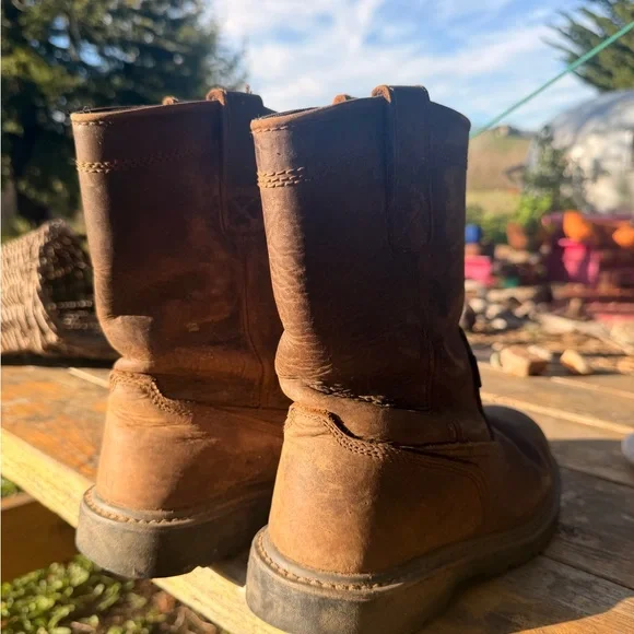 Wolverine Dark Brown Leather Boots - Picture 8 of 9